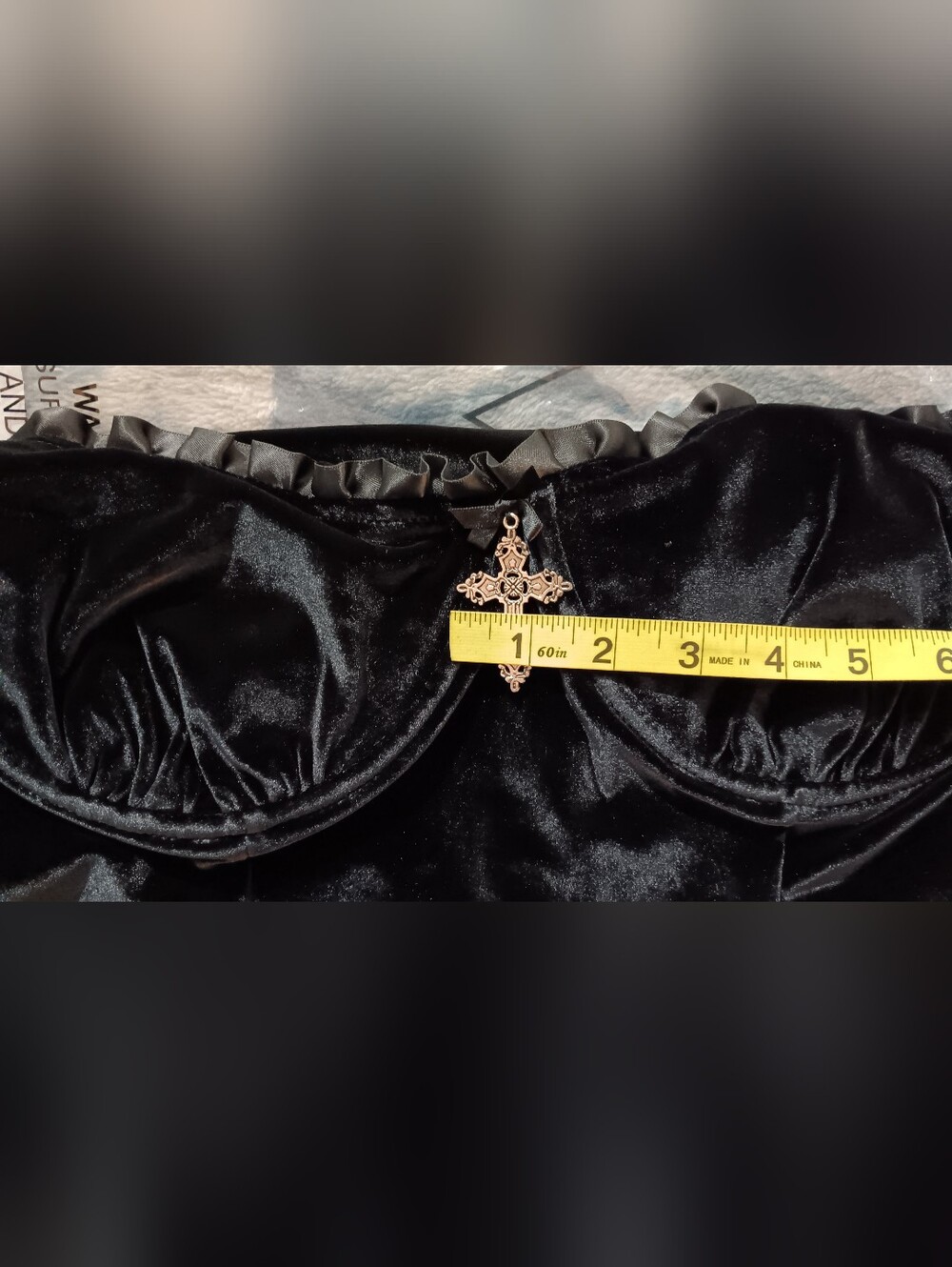 Mini Velvet Dress (New) - Picture 10 of 13